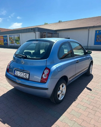 Nissan Micra cena 7500 przebieg: 163000, rok produkcji 2008 z Świętochłowice małe 92